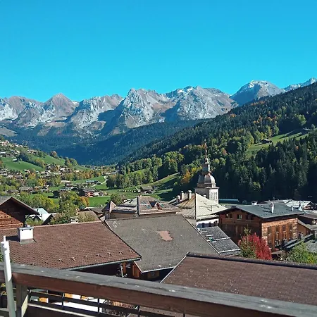 Studio Montagnard Avec Balcon, Vue Montagnes Et Acces Bien-Etre - Fr-1-467-38 Le Grand-Bornand Exterior photo