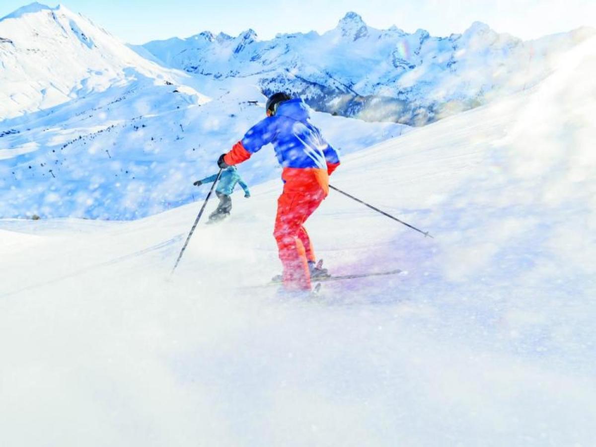 Studio Montagnard Avec Balcon, Vue Montagnes Et Acces Bien-Etre - Fr-1-467-38 Apartment Le Grand-Bornand