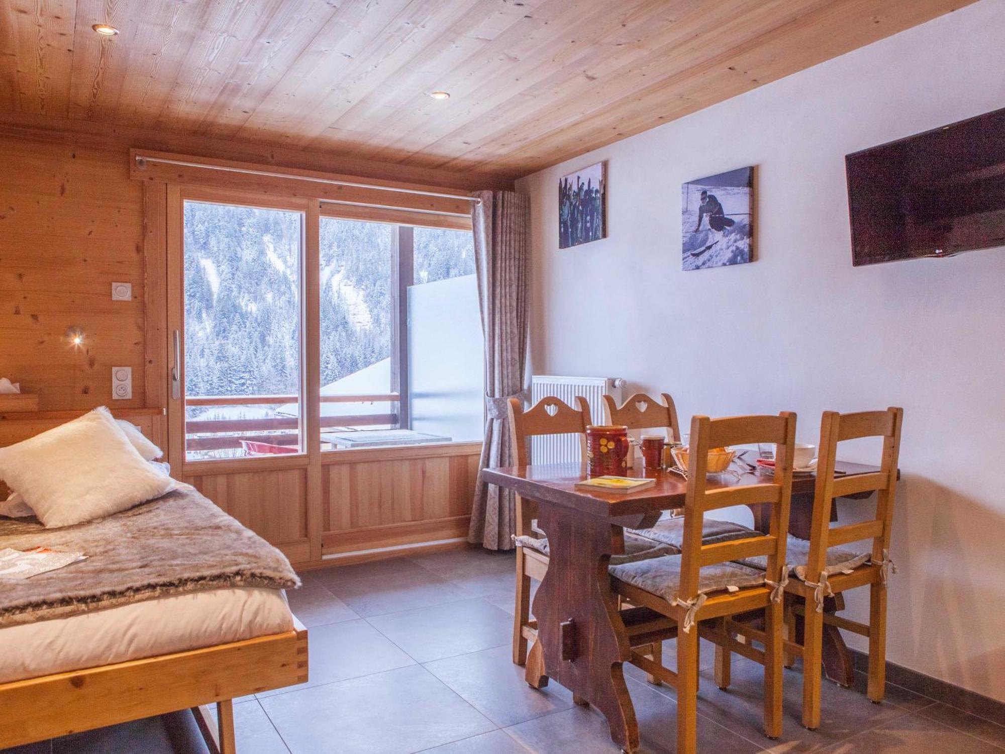 Studio Montagnard Avec Balcon, Vue Montagnes Et Acces Bien-Etre - Fr-1-467-38 Le Grand-Bornand